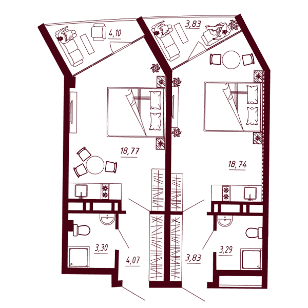 Планировка Д1-C3-Э5-K2-Н193