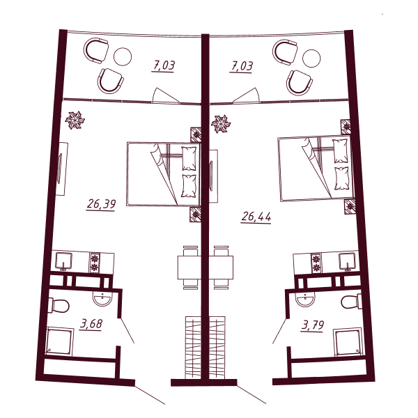Планировка Д1-C2-Э5-K2-Н200