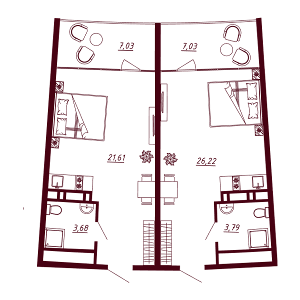 Планировка Д1-C2-Э5-K2-Н202