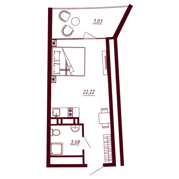 Планировка Д1-C2-Э5-KСт-Н204