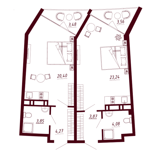 Планировка Д1-C4-Э5-K2-Н206