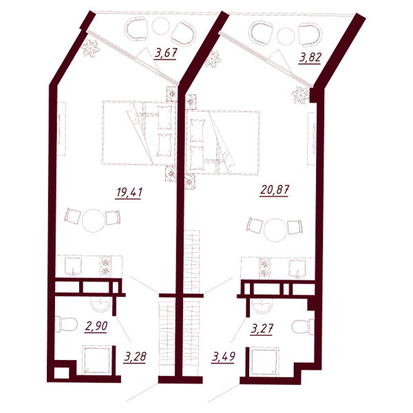 Планировка Д1-C4-Э5-K2-Н211