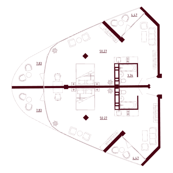 Планировка Д1-C3-Э3-K3-Н32