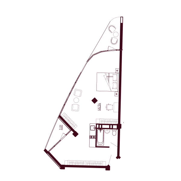 Планировка Д1-C4-Э3-K3-Н62