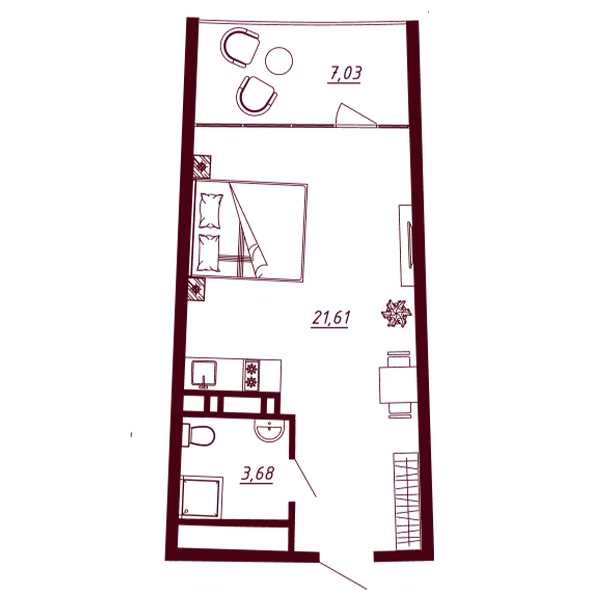 Планировка Д1-C2-Э3-KСт-Н46