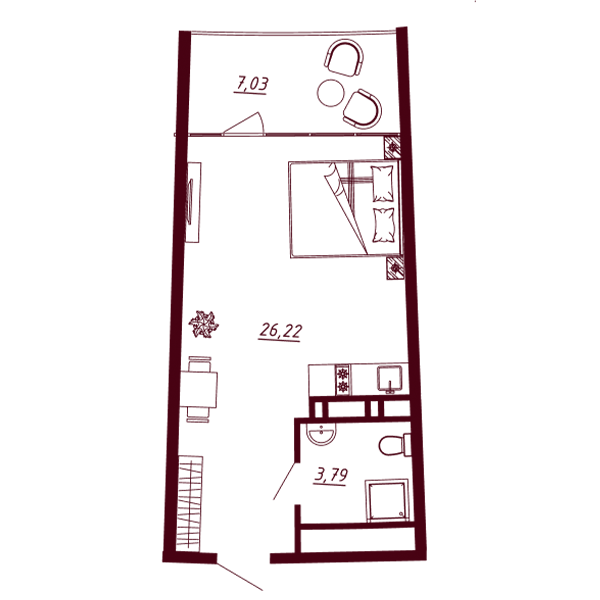 Планировка Д1-C2-Э3-KСт-Н47