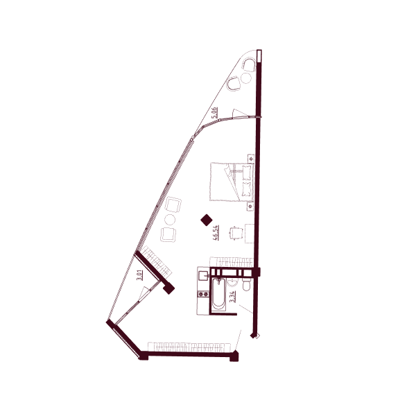 Планировка Д1-C4-Э5-K3-Н218