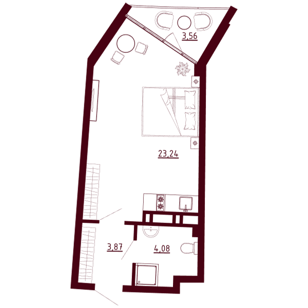 Планировка Д1-C4-Э3-KСт-Н50