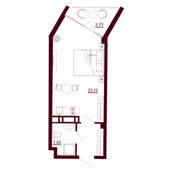 Планировка Д1-C4-Э3-KСт-Н54
