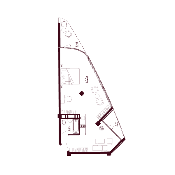 Планировка Д1-C4-Э5-K3-Н219