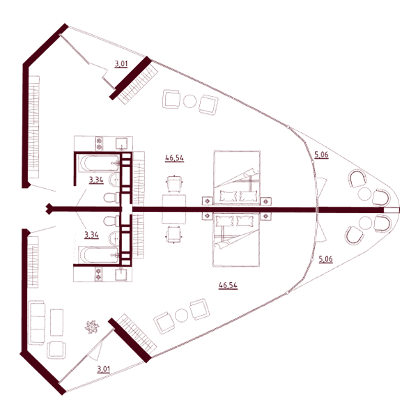 Планировка Д1-C4-Э3-K2-Н63