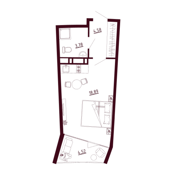 Планировка Д1-C3-Э3-KСт-Н22