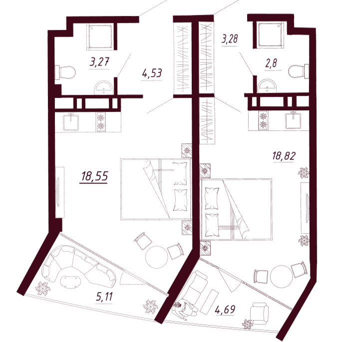 Планировка Д1-C3-Э3-K2-Н29