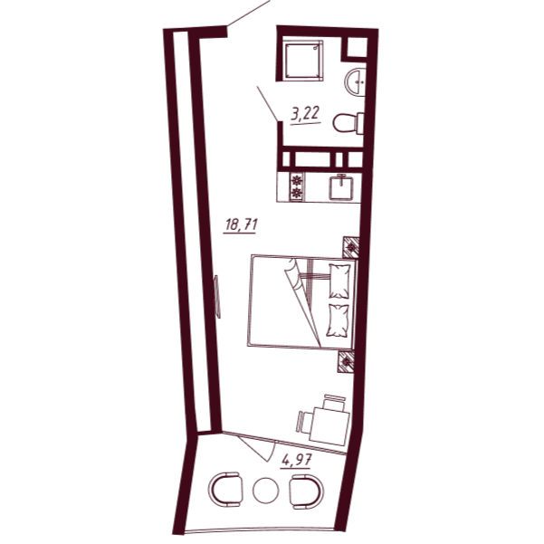 Планировка Д1-C2-Э3-KСт-Н21