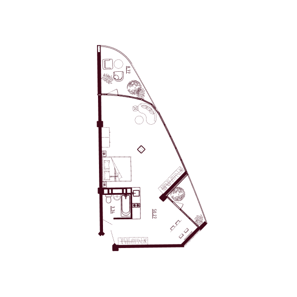 Планировка Д1-C3-Э4-K3-Н112