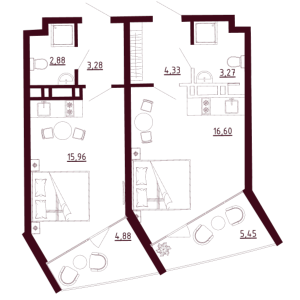 Планировка Д1-C4-Э4-K2-Н144-145